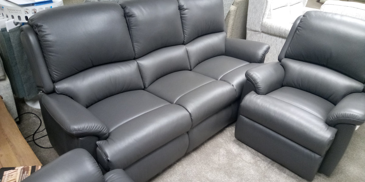 Sherborne Virginia Leather Suite