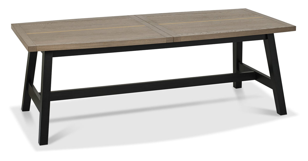 Camden Dining Collection - Weathered Oak and Peppercorn