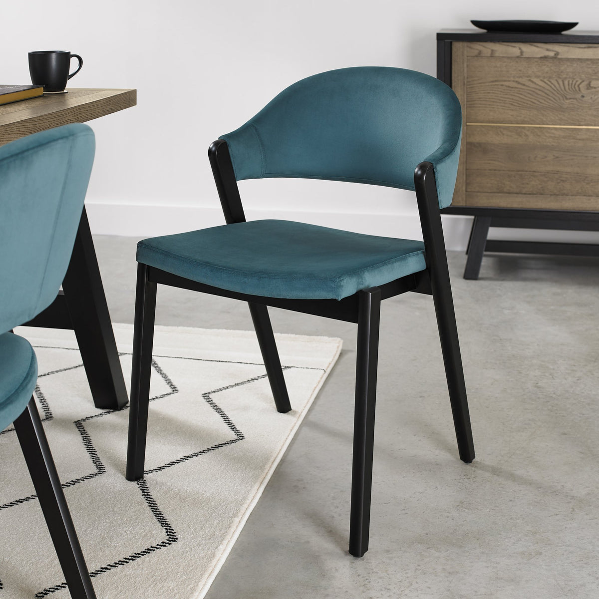 Camden Dining Collection - Weathered Oak and Peppercorn