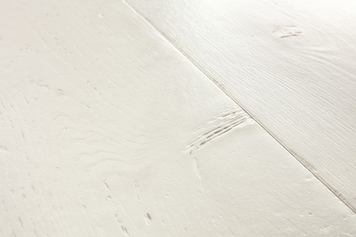 Quickstep Capture Laminate Flooring - Painted Oak White