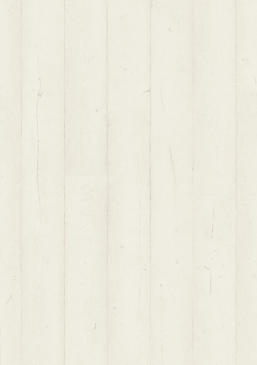Quickstep Capture Laminate Flooring - Painted Oak White