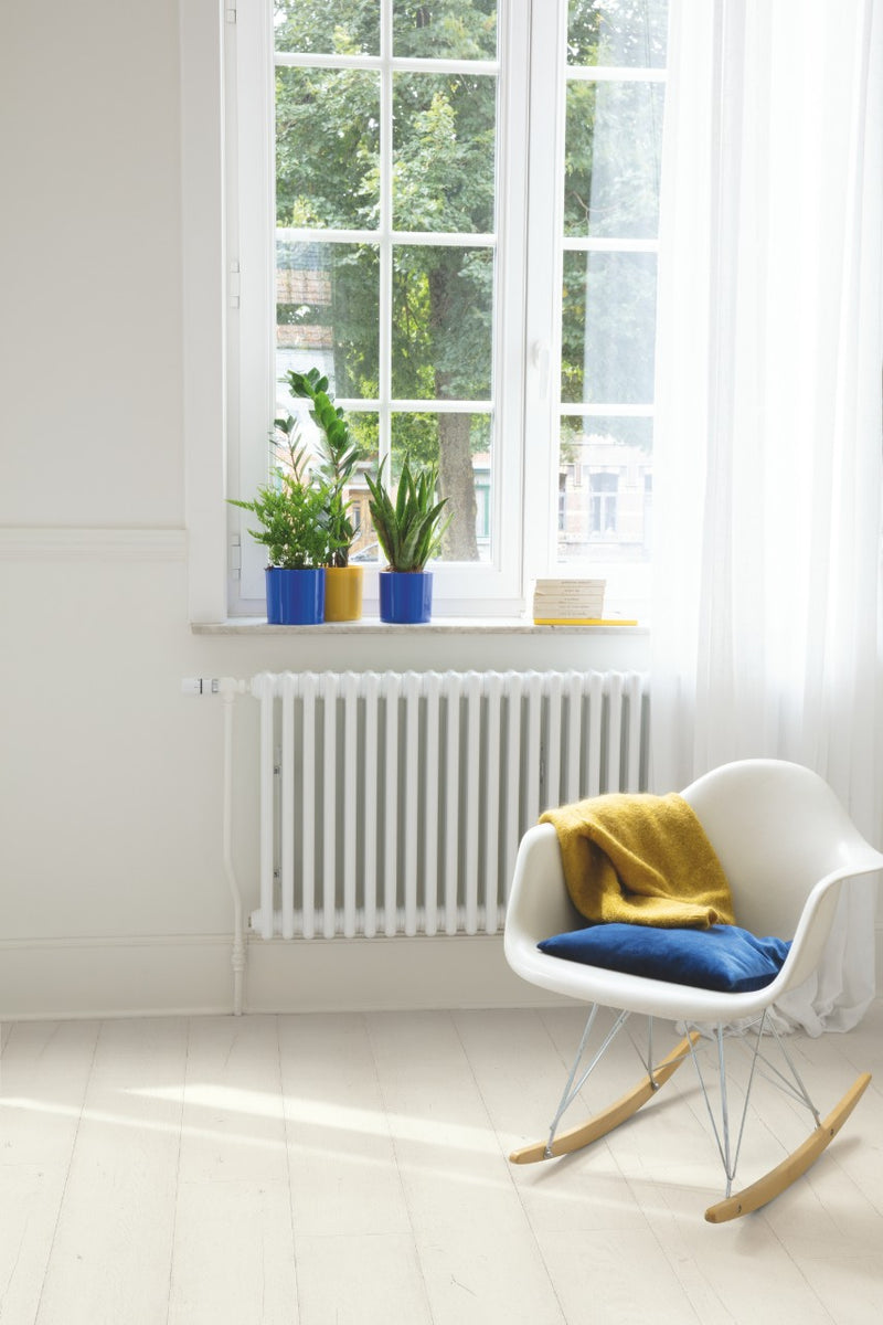 Quickstep Capture Laminate Flooring - Painted Oak White