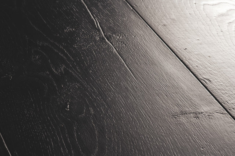 Quickstep Capture Laminate Flooring - Painted Oak Black