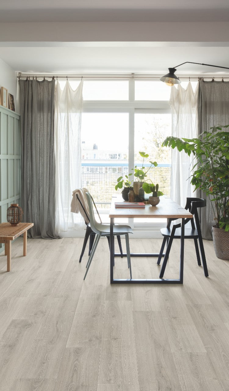 Quickstep Capture Laminate Flooring - Brushed Oak Grey