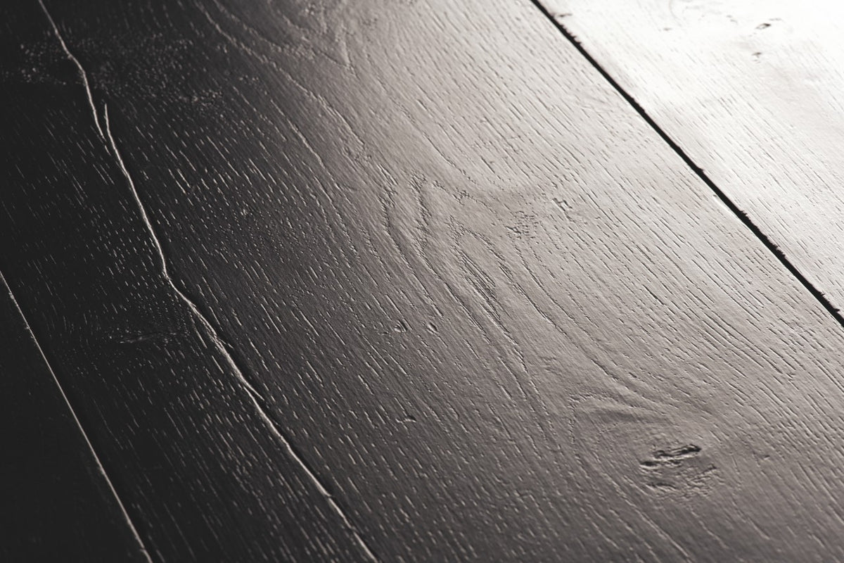 Quickstep Capture Laminate Flooring - Painted Oak Black