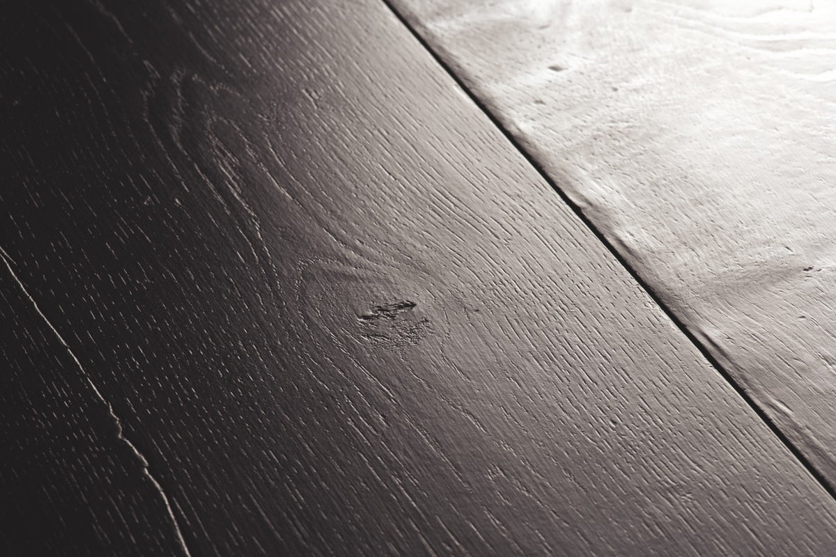 Quickstep Capture Laminate Flooring - Painted Oak Black