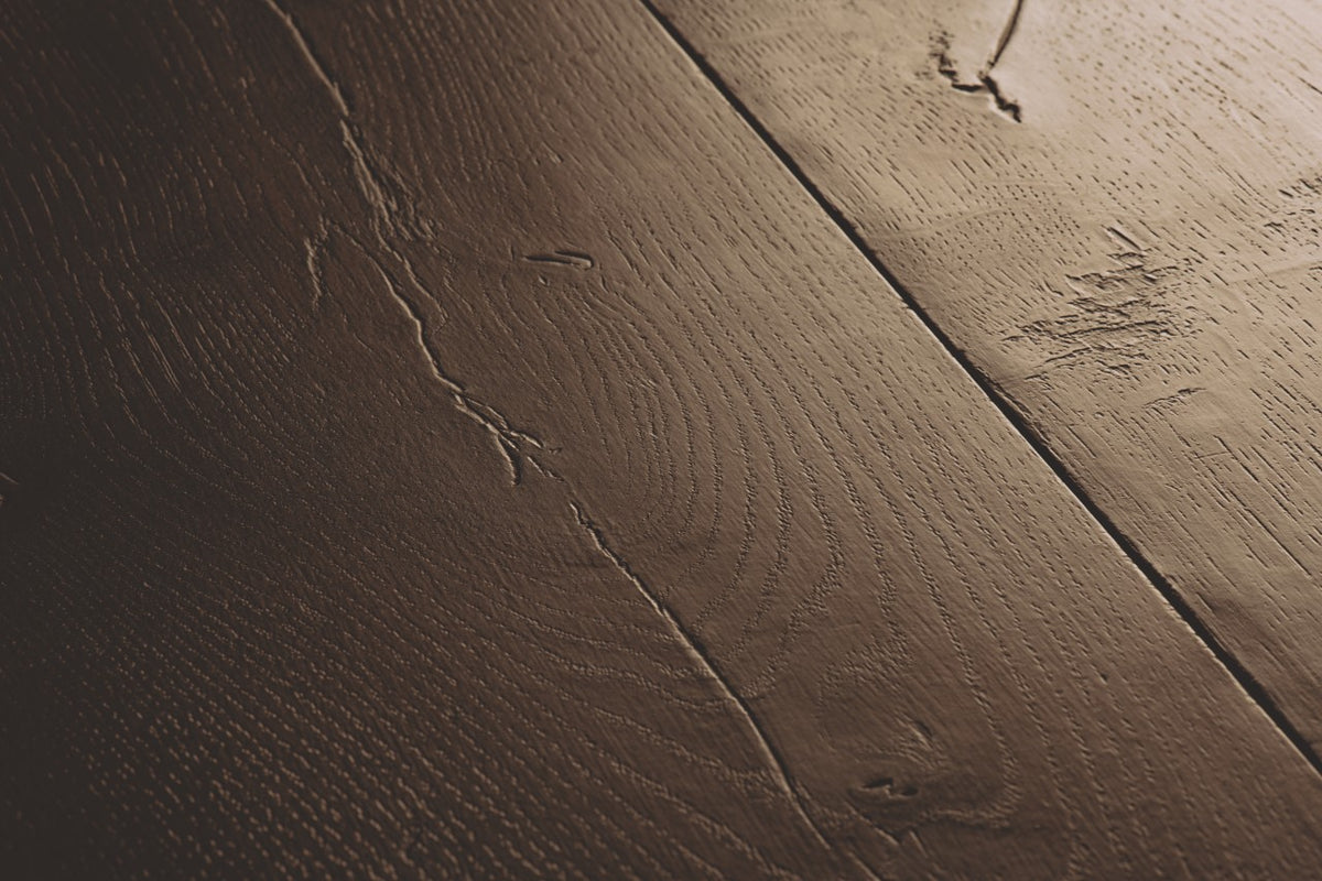 Quickstep Capture Laminate Flooring - Waxed Oak Brown