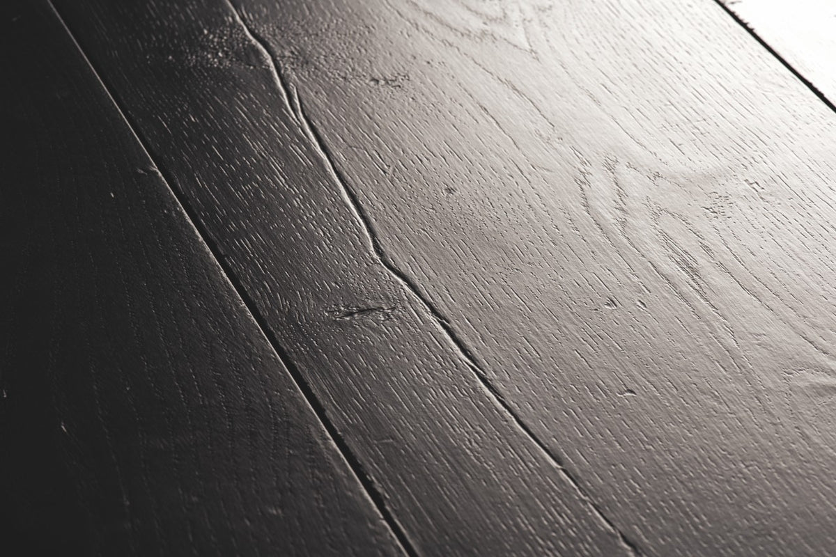 Quickstep Capture Laminate Flooring - Painted Oak Black