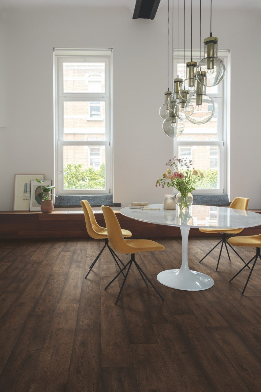 Quickstep Capture Laminate Flooring - Waxed Oak Brown