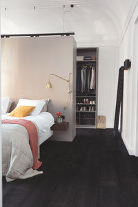 Quickstep Capture Laminate Flooring - Painted Oak Black