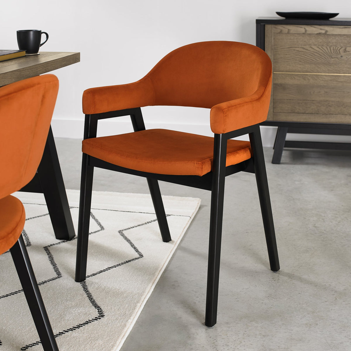 Camden Dining Collection - Weathered Oak and Peppercorn