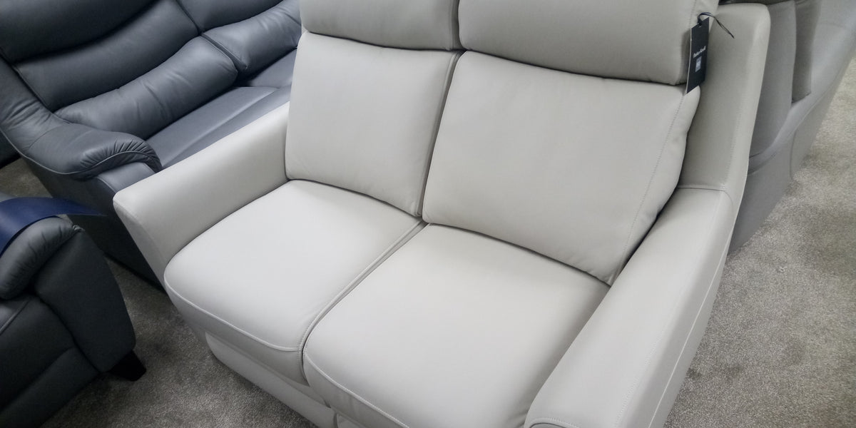 Parker Knoll - 2 Seater Grey Leather
