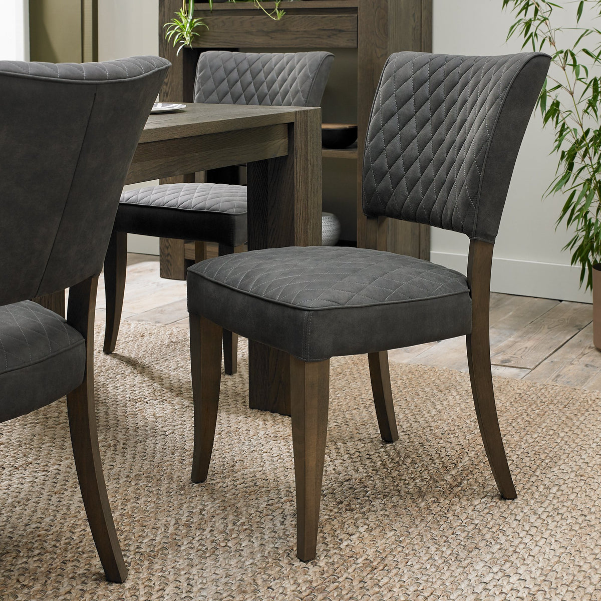 Logan Dining Collection - Fumed Oak