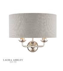 Laura Ashley - Sorrento Lighting Collection - Nickel and Silver