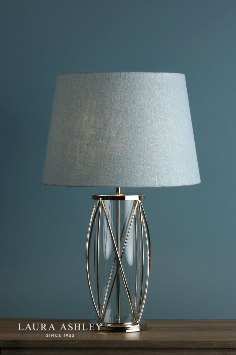 Laura Ashley - Beckworth Table Lamps - Polished Nickel