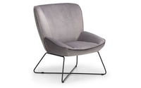 Mila Velvet Chair & Stool