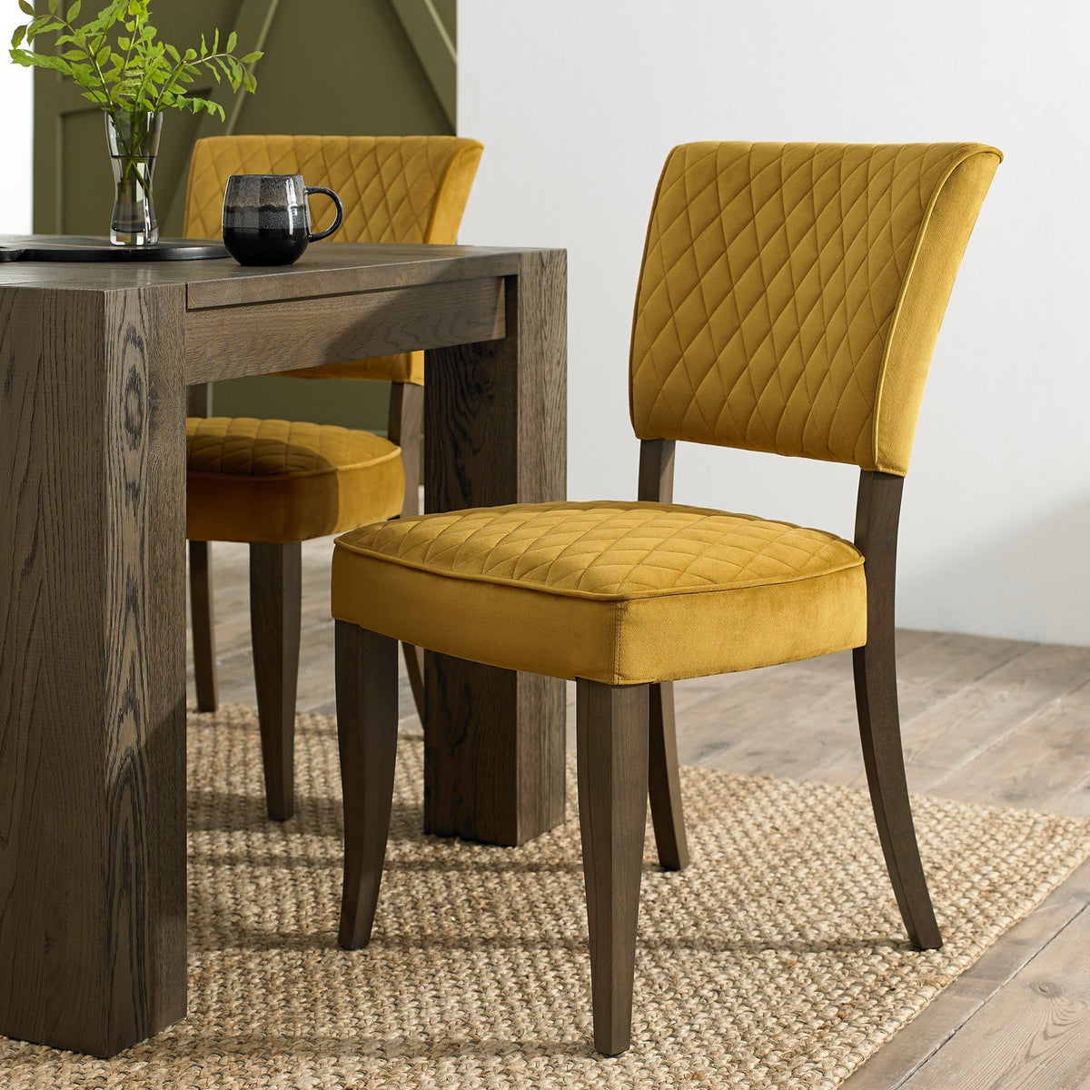 Logan Dining Collection - Fumed Oak