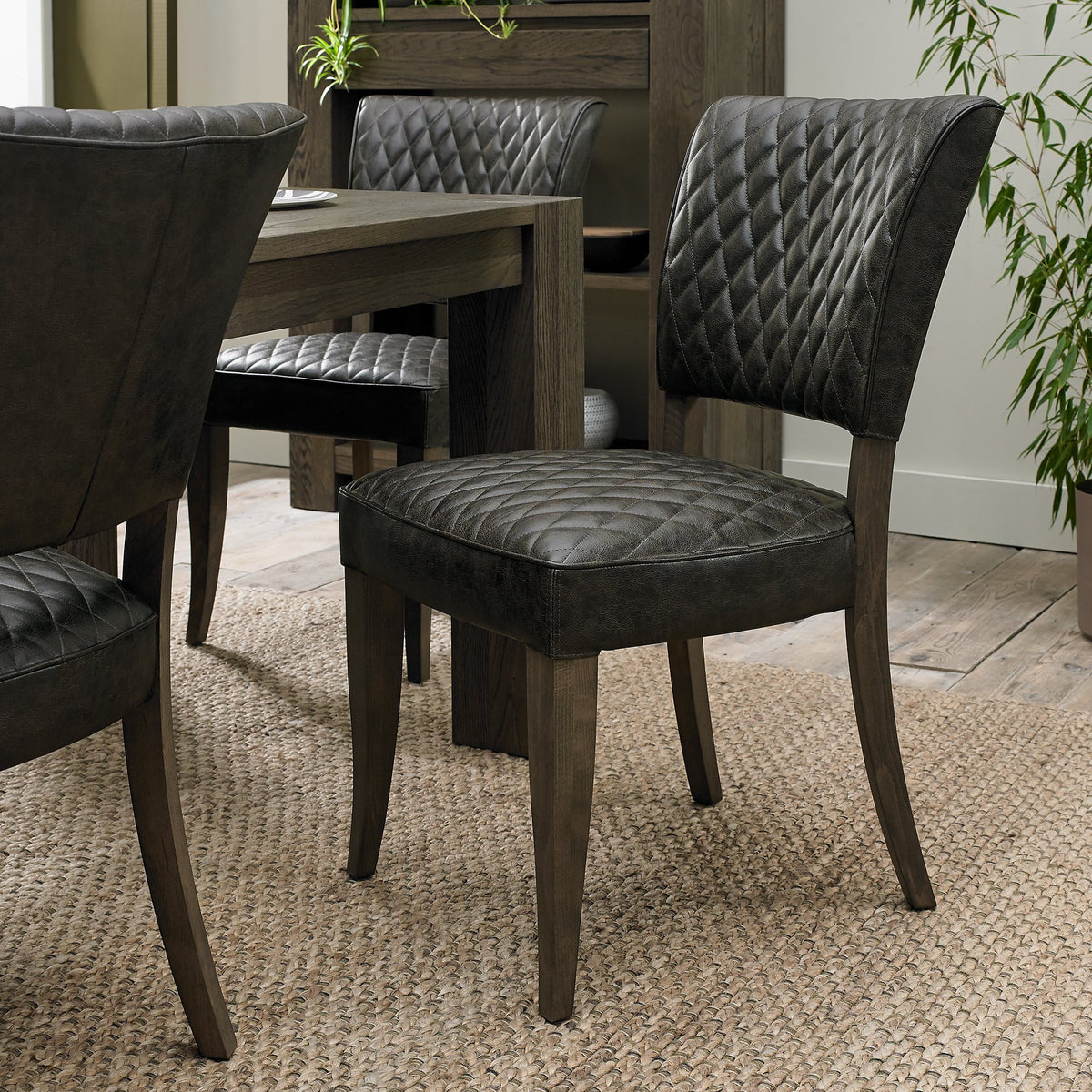 Logan Dining Collection - Fumed Oak