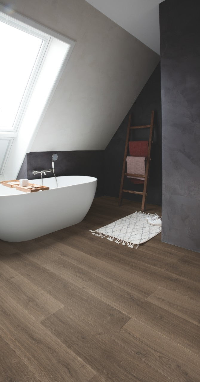 Quickstep Capture Laminate Flooring - Brushed Oak Brown