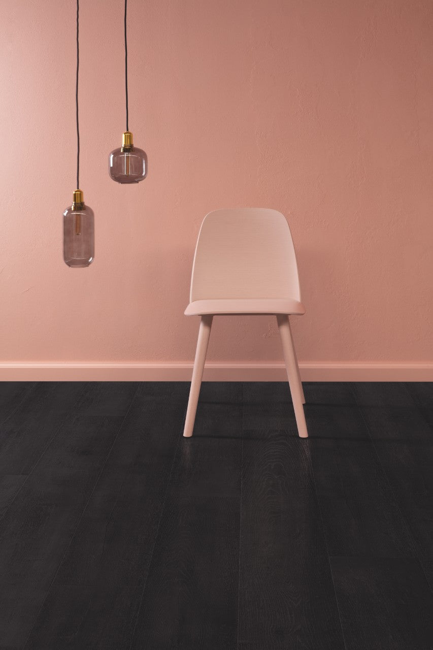 Quickstep Capture Laminate Flooring - Painted Oak Black